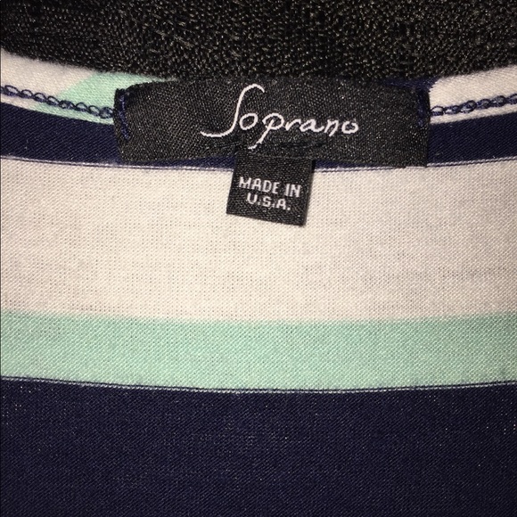 Beautiful Striped Maxi Dress Voile Flowing Finish - Picture 2 of 3